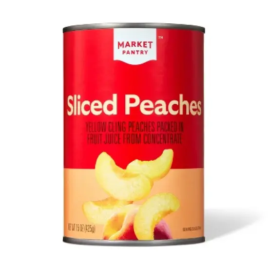 Sliced Peaches in 100% Juice 14.5oz - Market Pantry&trade; image {3}
