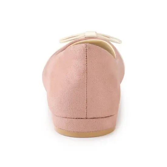 Allegra K Women's Pointed Toe Slip on Ballet Flat Shoes image {2}