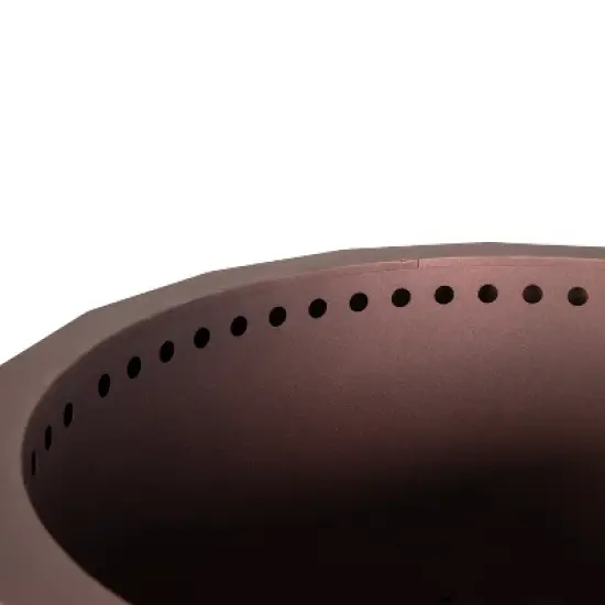 Merrick Lane Portable Steel Smokeless Wood Burning Outdoor Firepit with Waterproof Cover image {11}