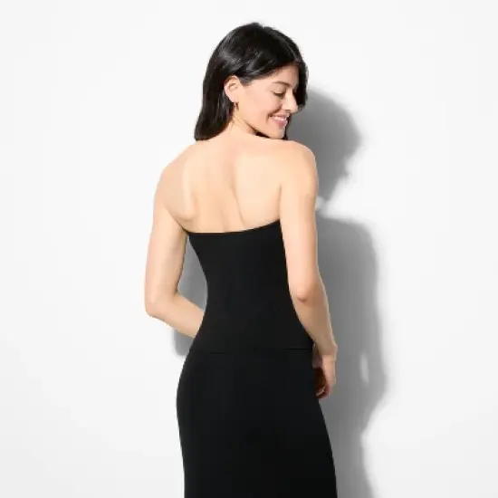 Women's Pearl Button Sweater Tube Top - Wild Fable&trade; image {2}