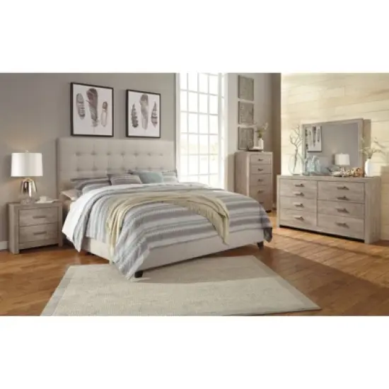 Dolante Queen Upholstered Bed Beige - Signature Design by Ashley image {9}