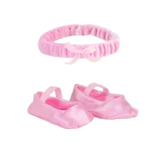 Sophia&rsquo;s 3 Piece Ballet Outfit Set for 15'' Dolls, Light Pink image {3}