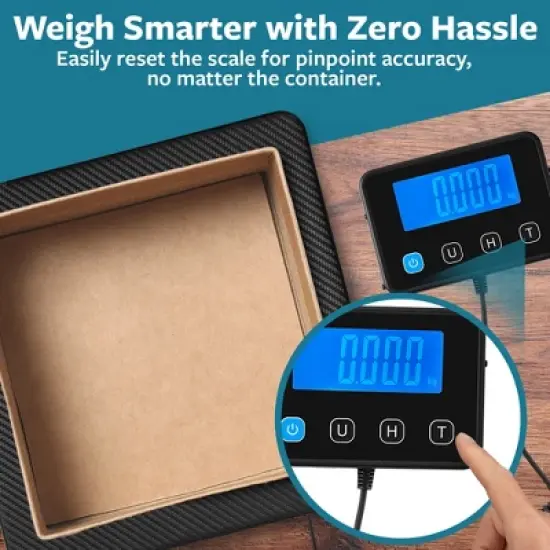 Smart Weigh Digital Shipping Postal Scale - 440lbs Capacity image {4}
