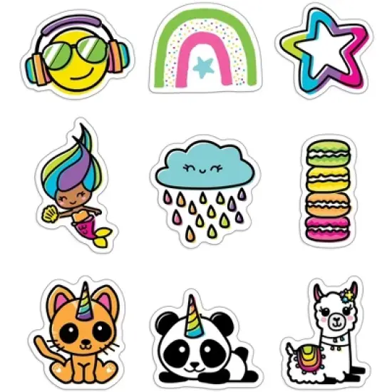 Carson Dellosa Education Rainbow Fun Mega Pack Cutouts (150 cut-outs) image {4}