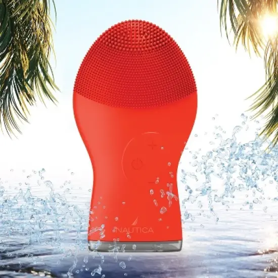 Nautica PC120 Sonic Facial Cleansing Brush Made with Ultra Hygienic Soft Silicone, Waterproof and Rechargeable Face Scrub Brush for Men & Women image {2}