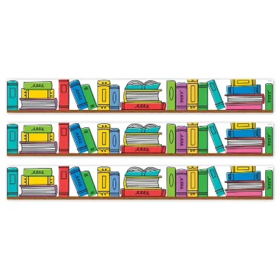 Creative Teaching Press&reg; Core Decor Doodle Bookshelf EZ Border, 48 Feet Per Pack, 3 Packs image {6}