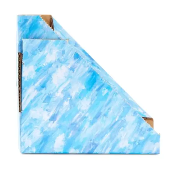 Bright Creations 100 Pack Corner Protectors for Shipping Art, Adjustable Cardboard Edges for Moving, Blue, Fits 1", 1.5", 2.2" Frames image {4}