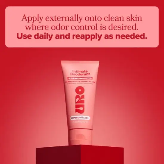 O Positiv URO Intimate Deodorant Cream - Fragrance Free - 3oz image {2}