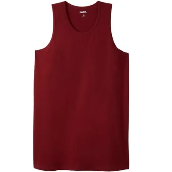 KingSize Men's Big & Tall Shrink-Less&trade; Lightweight Longer-Length Tank image {18}