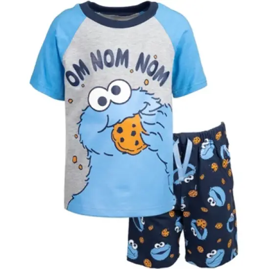 Sesame Street Elmo Cookie Monster T-Shirt and Shorts Outfit Set Infant to Toddler image {7}