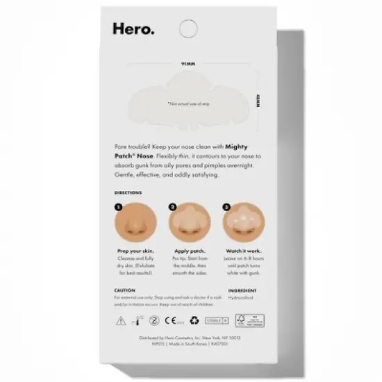 Hero Cosmetics Mighty Nose Patch - 10ct image {1}