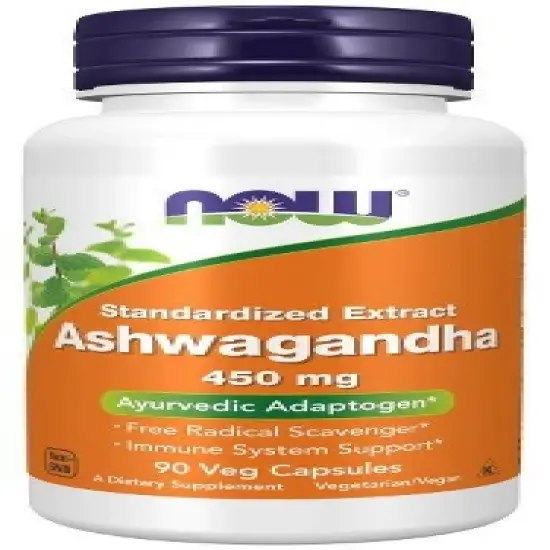 Ashwaganda 450 mg by Now Foods  -  90 VegCap image {3}