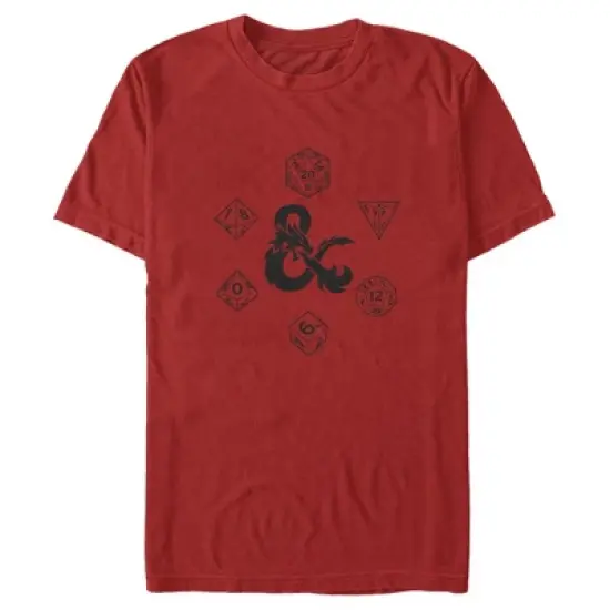 Men's Dungeons & Dragons Iconic Dice T-Shirt image {4}
