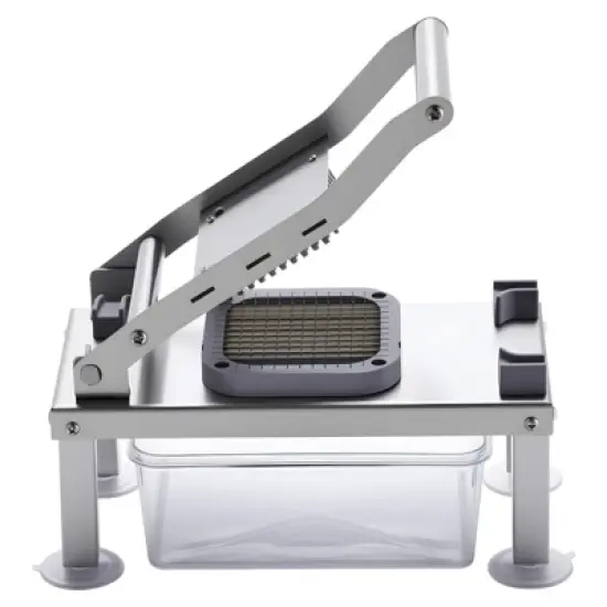 VEVOR Vegetable Chopper Mandoline Slicer, All-in-1 Food Veggie Cutter with 9 Stainless Steel Blades, Cheese Grater Onion Potato Dicer, Silver image {8}