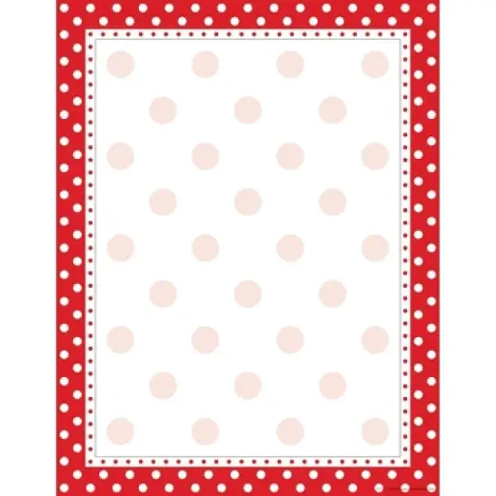 Barker Creek Red and White Dot Get Organized File Folders Set Multi-Design 107 per Set: Paper, Top Tab, 50 Sheet Capacity image {2}
