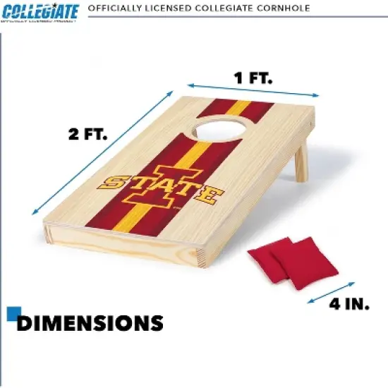 NCAA Iowa State Cyclones 1'x2' Wood Cornhole Set image {4}
