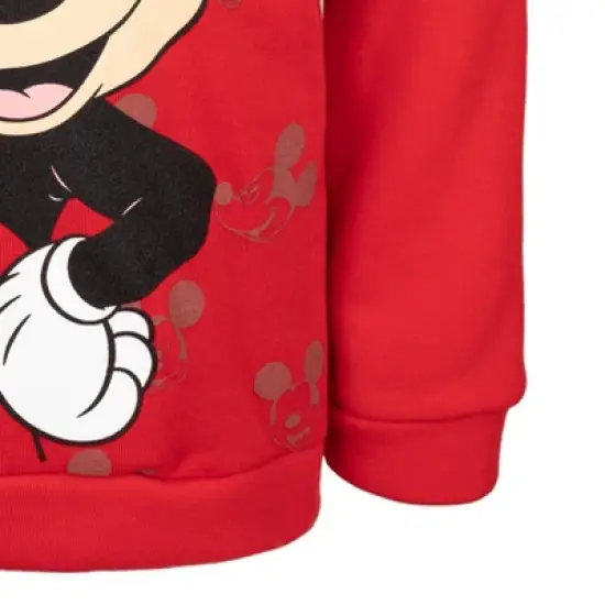 Disney Mickey Mouse Goofy Donald Duck Fleece Pullover Hoodie Infant to Big Kid image {6}