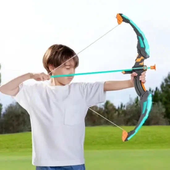 Joyfy Bow and Arrow Set for Kids, LED Light Up Archery Toy Set for Kids Indoor Outdoor Play, Gift for Boys Girls Aged 6+ image {7}