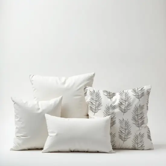 Creative Products Gray Fern Pattern 18x18 Indoor / Outdoor Pillow image {7}