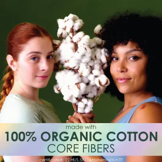 L . Organic Cotton Full Size Tampons - Regular - 30ct image {6}