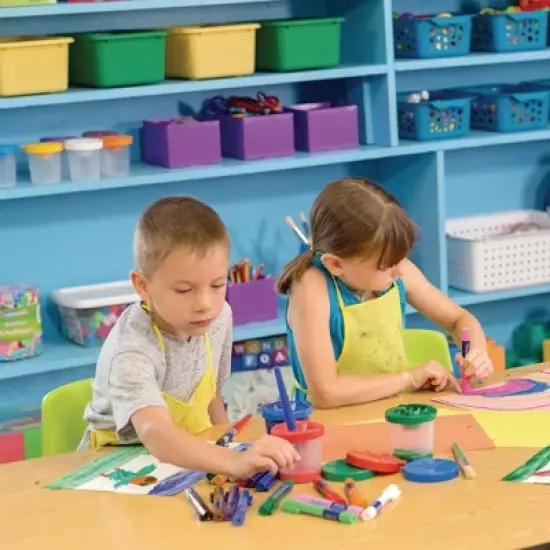 Creativity Street No-Spill Round Cups with Colored Lids, 10 Per Pack, 2 Packs image {6}