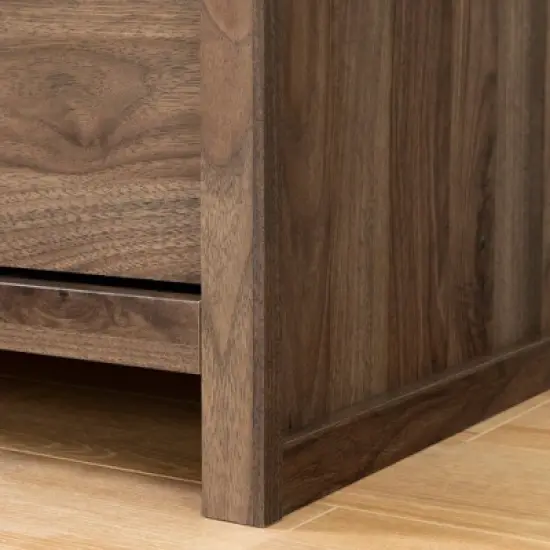 Tao 2 Drawer Nightstand Natural Walnut - South Shore image {4}