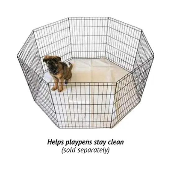 Midlee Reusable Octagon Playpen Dog Pee Pad-64" x 64"  Set of 2 image {3}