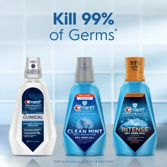 Crest Pro-Health Multi-Protection Alcohol-Free Mouthwash - Clean Mint image {7}