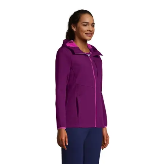Lands' End Women's Stretch Softshell Fleece Jacket image {2}