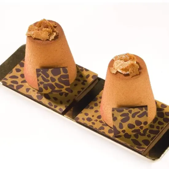 Silikomart Silicone Bakeware Baba 3.1 Oz, 2.17" Diam. x 2.36" Deep, 8 Cavities image {1}