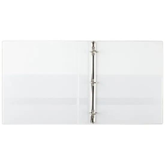 6pk 1" D Ring Binder White - up & up&trade; image {4}