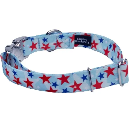 Country Brook Petz Premium Dog Collar - Americana Collection image {2}