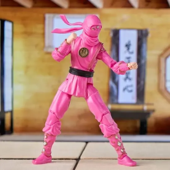 Power Rangers Lightning Collection Mighty Morphin X Cobra Kai Samantha LaRusso Morphed Pink Mantis Ranger Action Figure (Target Exclusive) image {9}