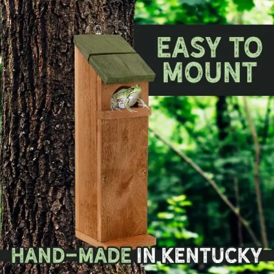 Uncle Dunkels Tree Frog House, Outdoor Tree Frog Habitat, Handmade in the USA image {3}