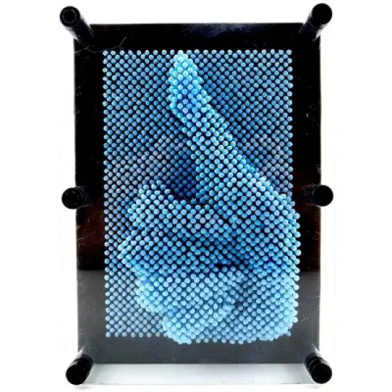 Link 3D Pin Art Impression Board Molds to Hands, Face, And Feet, Fun & Creative Toys for Kids and Children image {10}