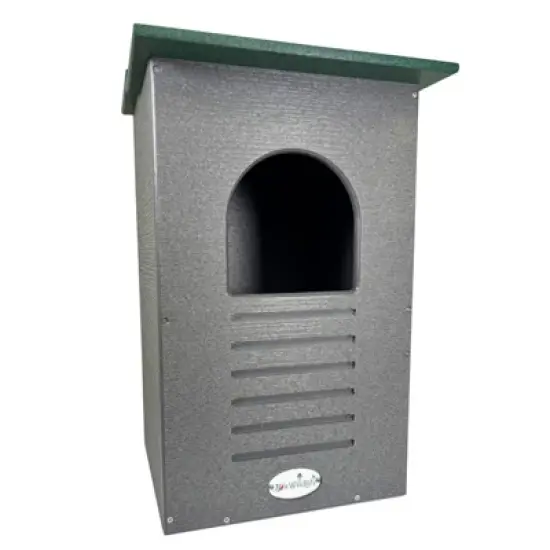 JCS Wildlife Recycled Poly Lumber Barred Owl Nesting Box image {2}