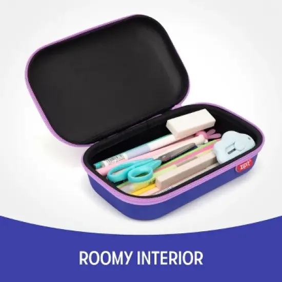 ZIPIT 3D Lenticular Pencil Case for Girls, Butterflies Pencil Box image {4}