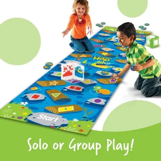 Learning Resources Crocodile Hop Floor Game - Ages 3+ Indoor Games for Toddlers, Gross Motor Skills Toys for Kids, Preschool Learning Activities image {4}