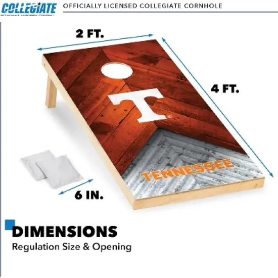 NCAA Tennessee Volunteers 2'x4' Wood Cornhole Set image {5}