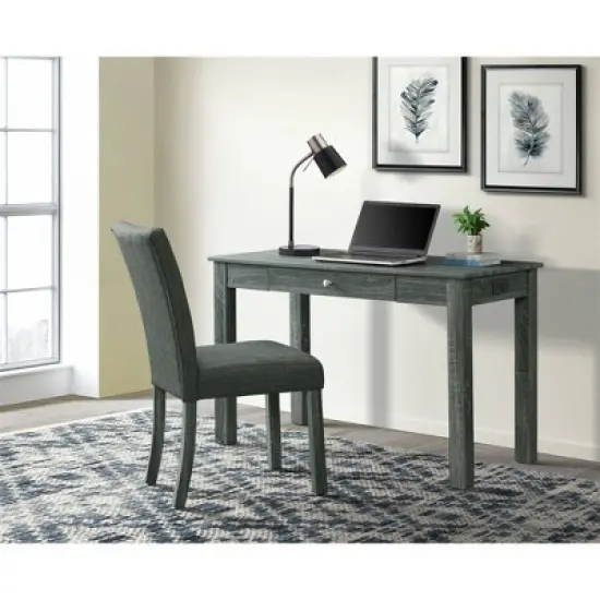 Draven Desk & Chair with USB Dark - Picket House Furnishings image {1}