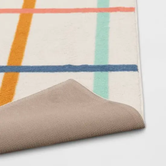 4'x5'5" Window Pane Kids' Rug - Pillowfort&trade; image {3}