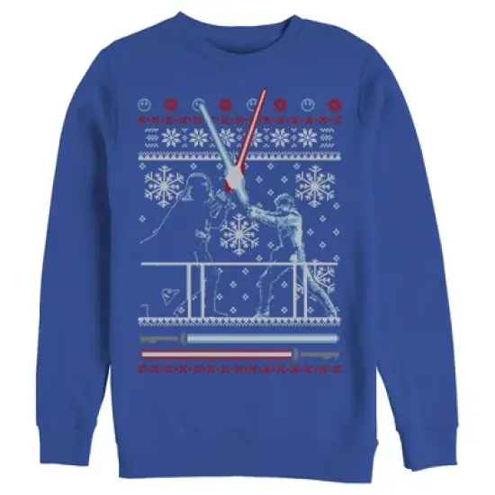 Men's Star Wars Ugly Christmas Duel Sweatshirt image {2}