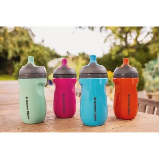 Tommee Tippee 2pk Insulated Sportee Toddler Water Bottle with Handle - 9oz image {5}
