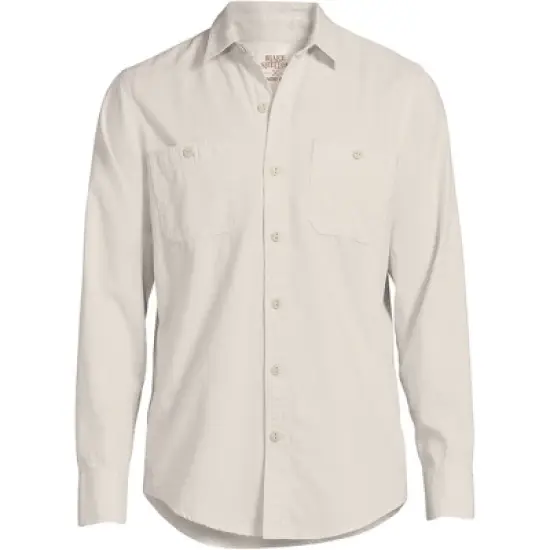 Lands' End Blake Shelton x Lands' End Men's Traditional Fit Chambray Work Shirt image {3}