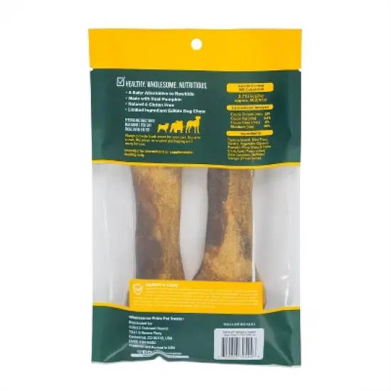 Wholesome Pride Natural & Healthy Chew Dog Treat with Pumpkin Flavor - 10.6oz image {1}