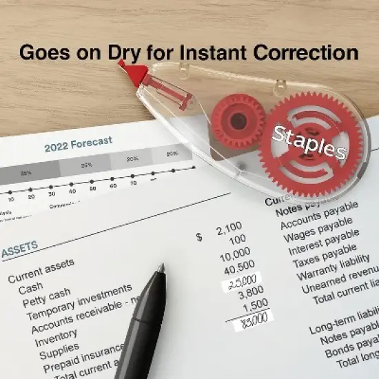 MyOfficeInnovations Topwinder Correction Tape 10/Pack (51666) 24323552 image {2}