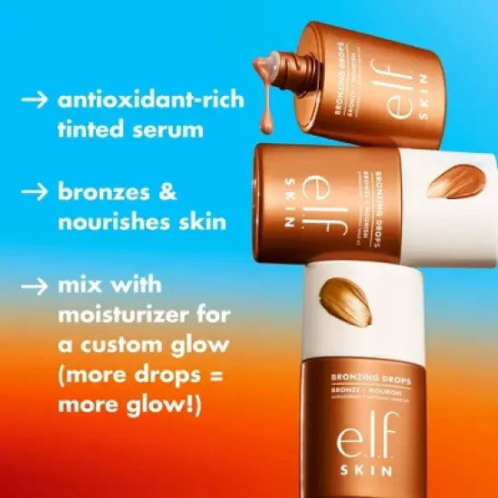 e.l.f. SKIN Bronzing Drops Mini - 0.33 fl oz image {4}