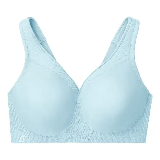 Glamorise Womens MagicLift Seamless Sports Wirefree Bra 1006 Frosted Aqua image {3}