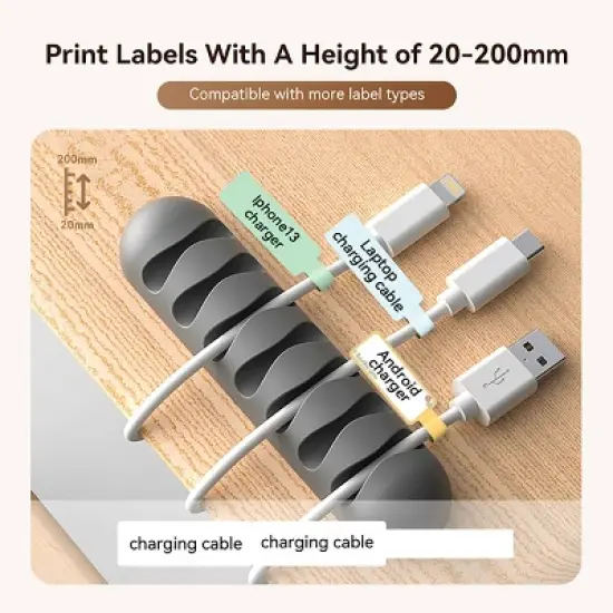 Niimbot D11 Portable Rechargeable Label Maker Blue image {5}