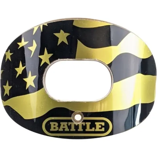 Battle Sports Chrome American Flag 2.0 Oxygen Lip Protector Mouthguard image {3}